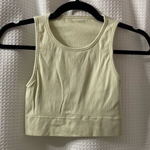 NWOT SKIMS Ribbed Cropped Spandex Top